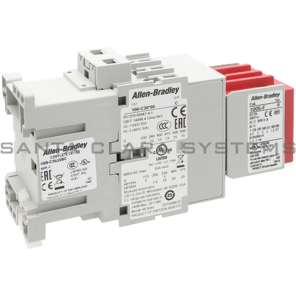 Allen Bradley 100S-C30J22BC Safety Contactor Product Image