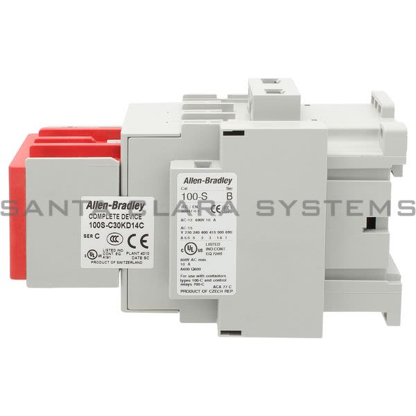 Allen Bradley 100S-C30KD14C Safety Contactor Product Image