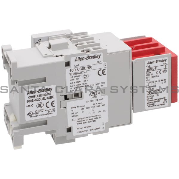 Allen Bradley 100S-C30UEJ14BC Safety Contactor Product Image