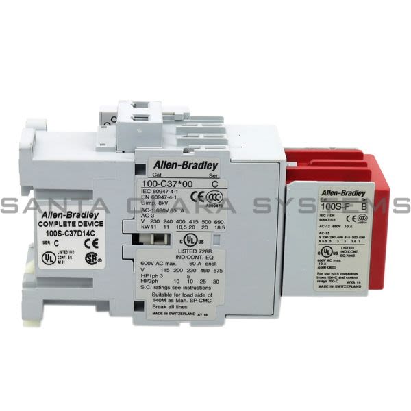 Allen Bradley 100S-C37D14C Contactor Product Image