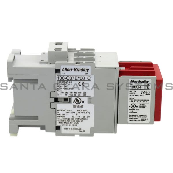 Allen Bradley 100S-C37EJ04C  Safety Contactor Product Image