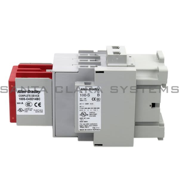 Allen Bradley 100S-C43D14BC Safety Contactor Product Image