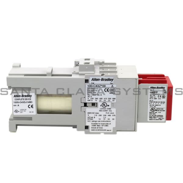 Allen Bradley 100S-C43DJ14BC Safety Contactor Product Image