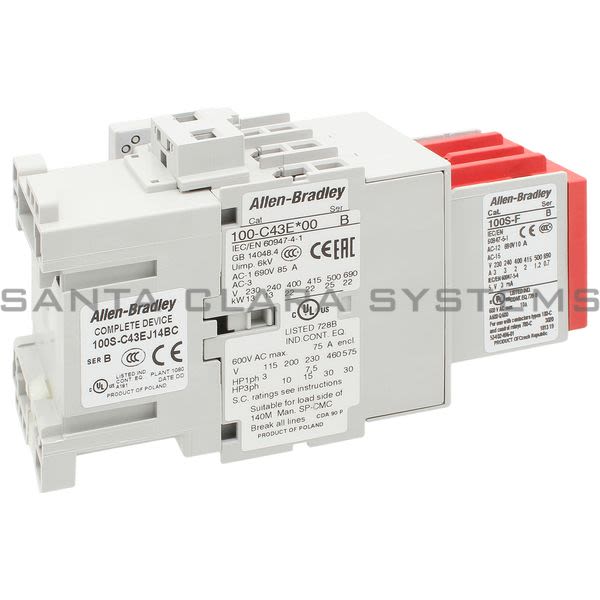 Allen Bradley 100S-C43EJ14BC Safety Contactor Product Image