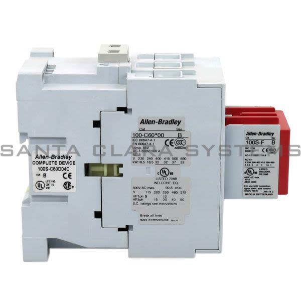 Allen Bradley 100S-C60D04C Safety Contactor | MCS 100S-C Product Image