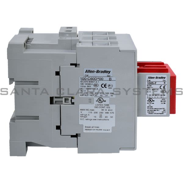 Allen Bradley 100S-C60DJ14C Safety Contactor Product Image