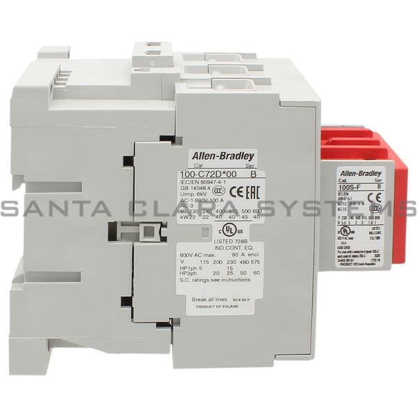 Allen Bradley 100S-C72DJ22C  Safety Contactor Product Image
