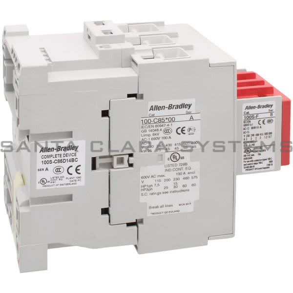 Allen Bradley 100S-C85D14BC Safety Contactor Product Image