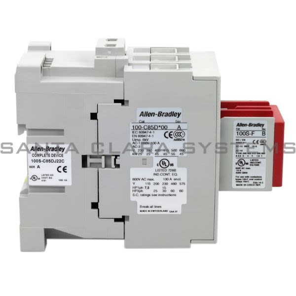 Allen Bradley 100S-C85DJ22C  Safety Contactor Product Image
