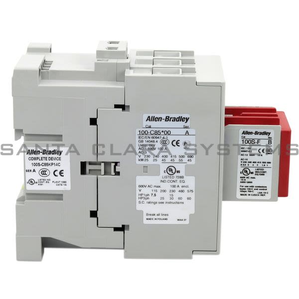 Allen Bradley 100S-C85KP14C  Contactor Product Image