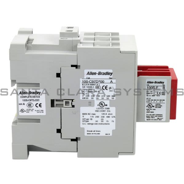 Allen Bradley 100S-C97DJ22C  Safety Contactor Product Image