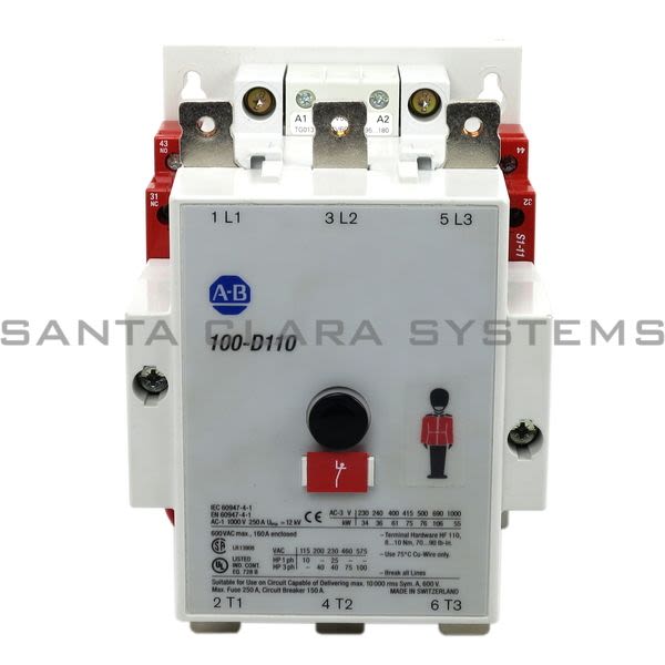 Allen Bradley 100S-D110J22C IEC Safety Contactor Product Image