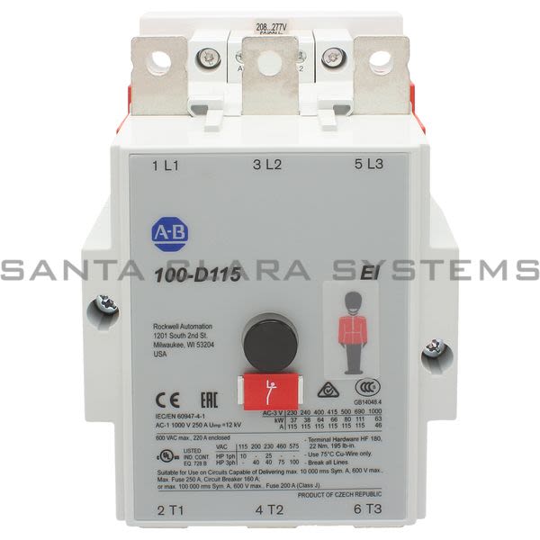 Allen Bradley 100S-D115EA22BC  Safety Contactor Product Image