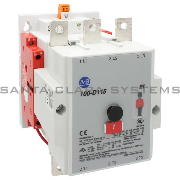 Allen Bradley 100S-D115EZJ22C  Contactor Product Image