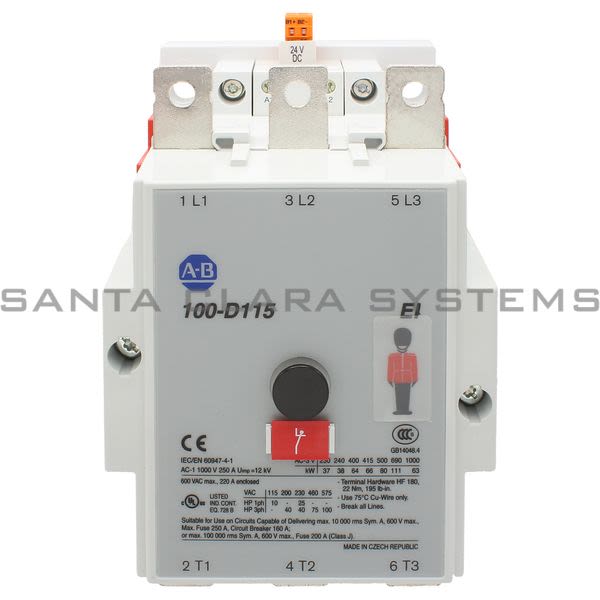 Allen Bradley 100S-D115EZJ22C  Contactor Product Image