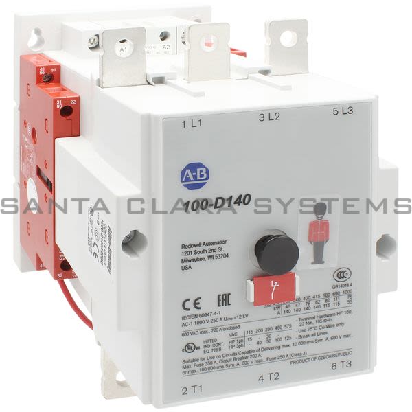 Allen Bradley 100S-D140A22BC Safety Contactor Product Image