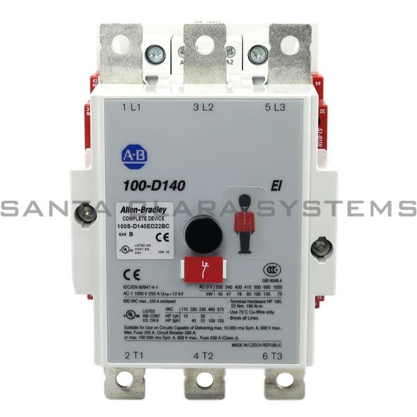 Allen Bradley 100S-D140ED22BC Safety Contactor | MCS 100-D 140amp Product Image