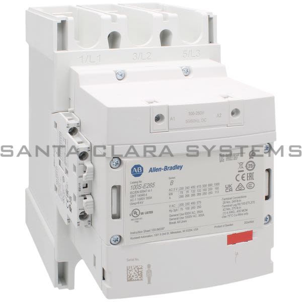 Allen Bradley 100S-E265KD12C Safety Contactor Product Image
