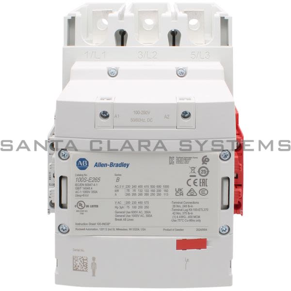 Allen Bradley 100S-E265KD12C Safety Contactor Product Image