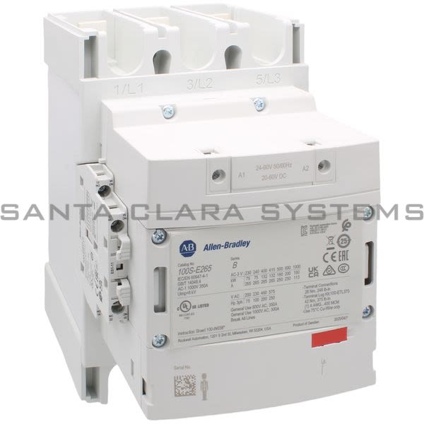 Allen Bradley 100S-E265KJ12C Safety Contactor Product Image