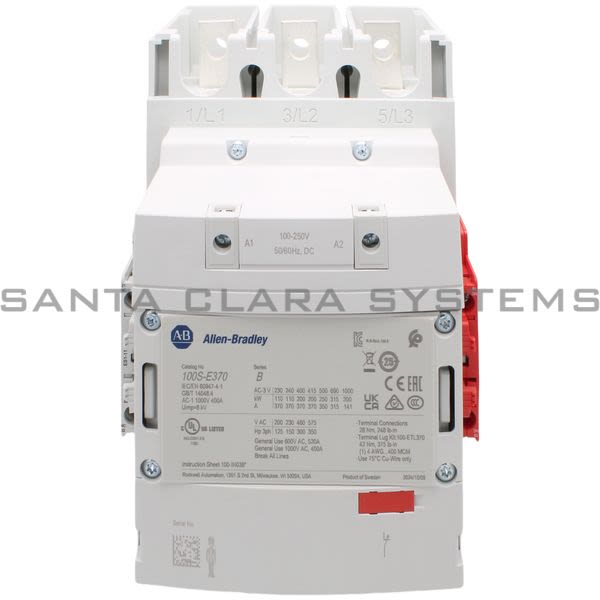 Allen Bradley 100S-E370KD12C Safety Contactor Product Image