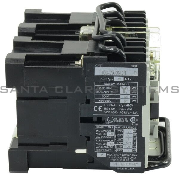 Allen Bradley 104-A09ND3 Reversing Contactor Product Image