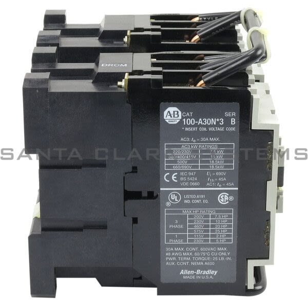 Allen Bradley 104-A30NJ3 Reversing Contactor Product Image