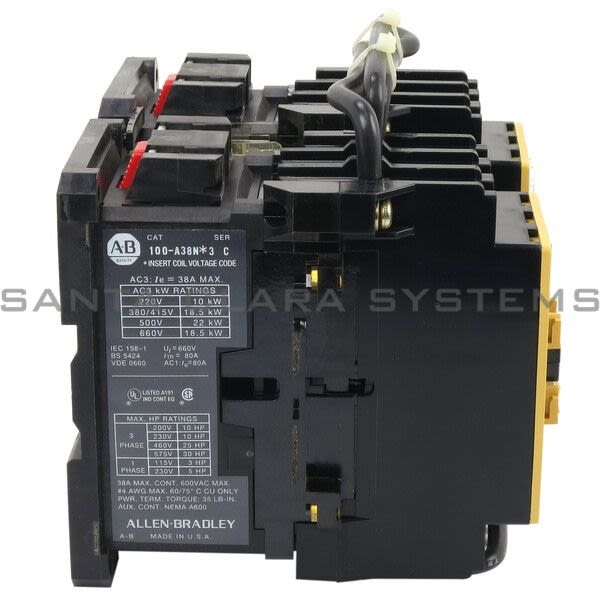 Allen Bradley 104-A38ND3 Reversing Contactor Product Image