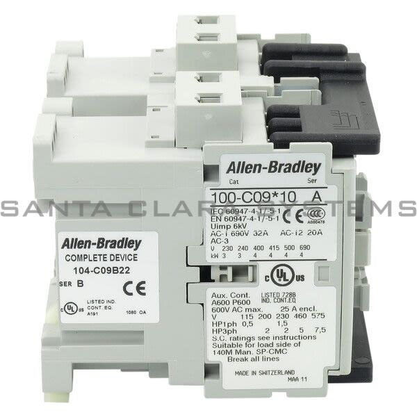 Allen Bradley 104-C09B22 Reversing Contactor Product Image