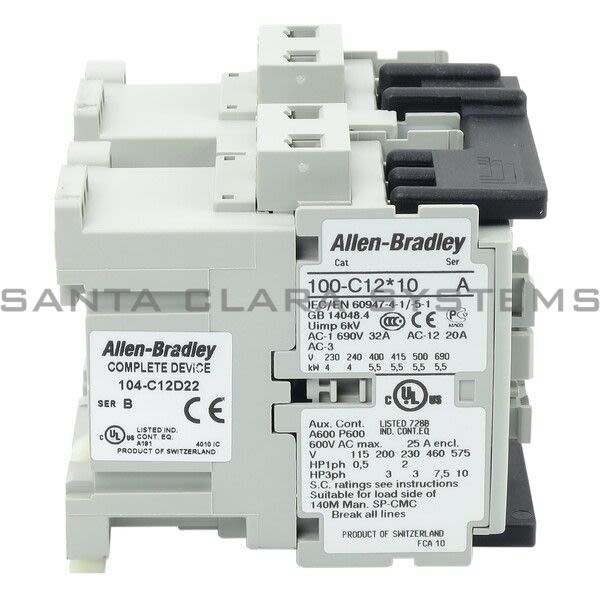 Allen Bradley 104-C12D22  Reversing Contactor Product Image