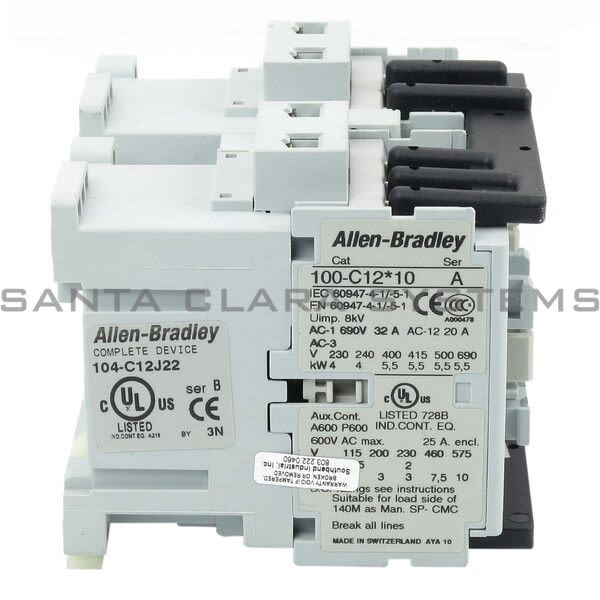 Allen Bradley 104-C12J22 Reversing Contactor Product Image