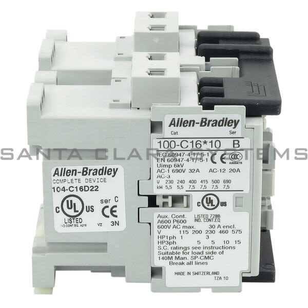Allen Bradley 104-C16D22 Reversing Contactor Product Image