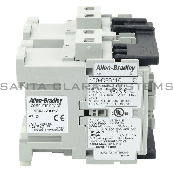 Allen Bradley 104-C23D22 Contactor Product Image