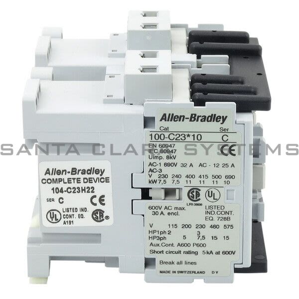 Allen Bradley 104-C23H22 Reversing Contactor Product Image
