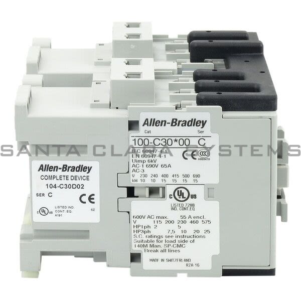 Allen Bradley 104-C30D02 Reversing Contactor Product Image
