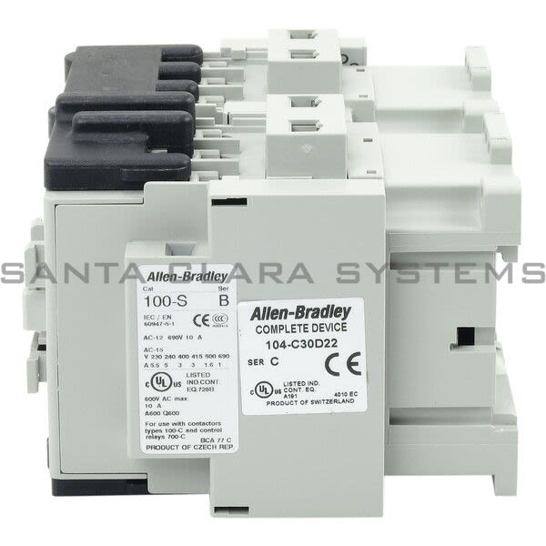 Allen Bradley 104-C30D22 Reversing Contactor Product Image