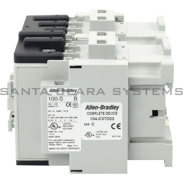 Allen Bradley 104-C37D22 Reversing Contactor Product Image
