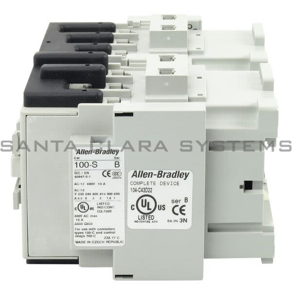 Allen Bradley 104-C43D22  Reversing Contactor Product Image