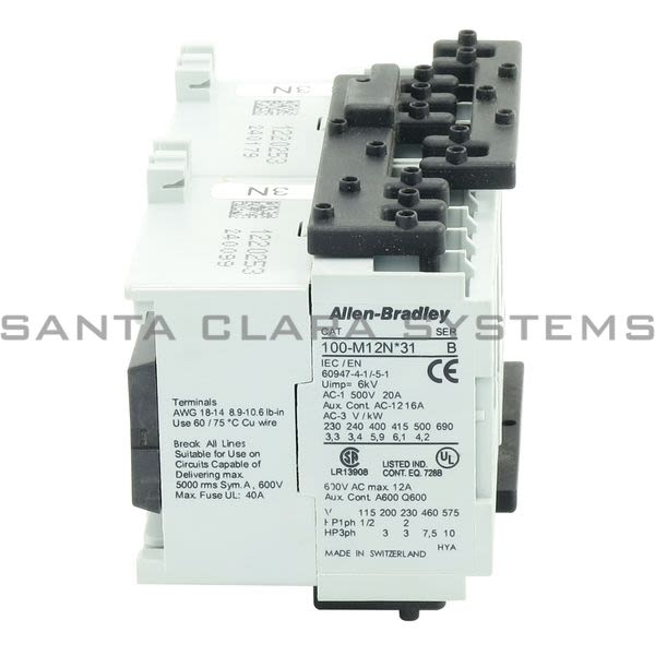 Allen Bradley 104-M12ND31 Reversing Contactor Product Image