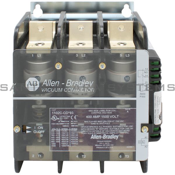 Allen Bradley 1102C-COD93 Vacuum Contactor Product Image
