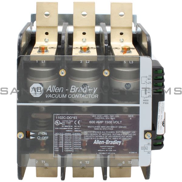 Allen Bradley 1102C-DOA93 Vacuum Contactor Product Image