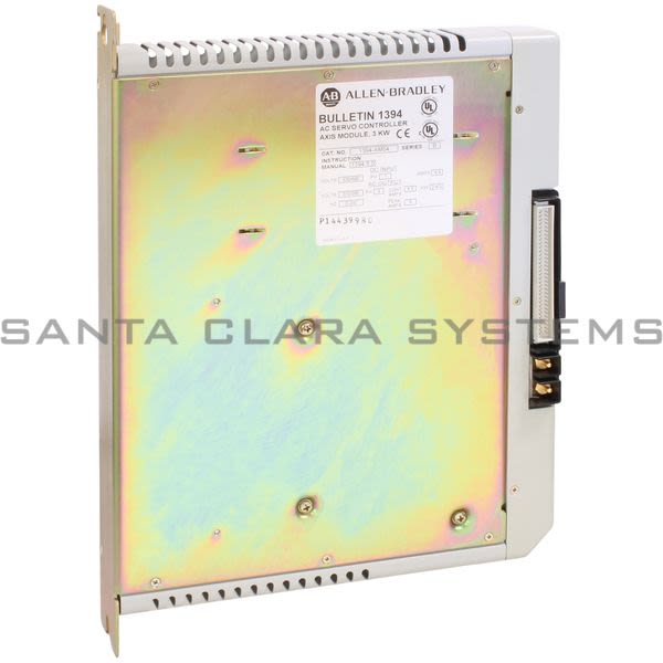 Allen Bradley 1394-AM04 Axis Module 3kW 4.5amp Cont 9amp Peak Product Image