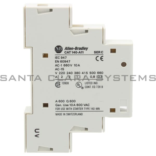 Allen Bradley 140-A11 Auxiliary Contact Product Image