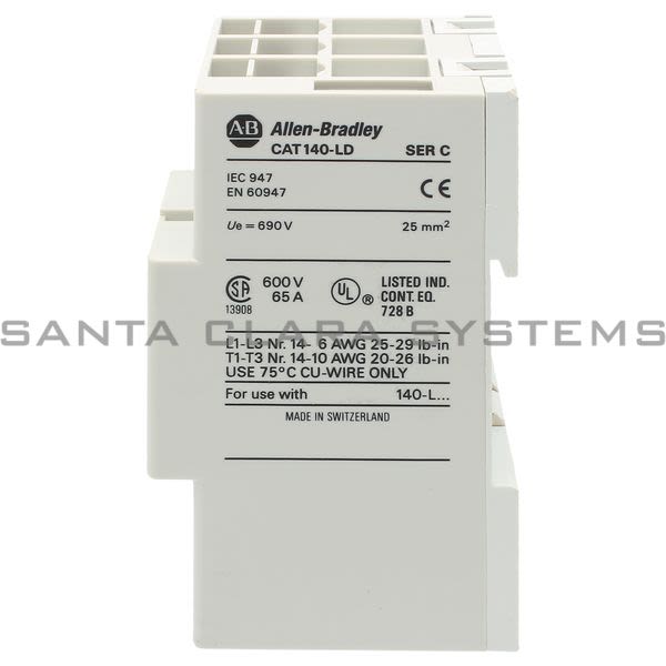 Allen Bradley 140-LD  Terminal, DIN Rail Mounted Product Image