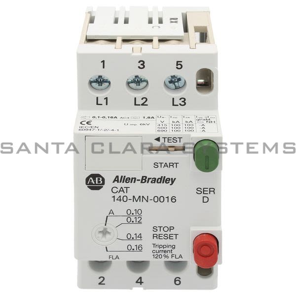 Allen Bradley 140-MN-0016  Manual Motor Starter Product Image