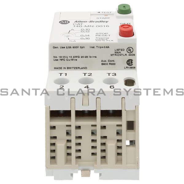 Allen Bradley 140-MN-0016  Manual Motor Starter Product Image