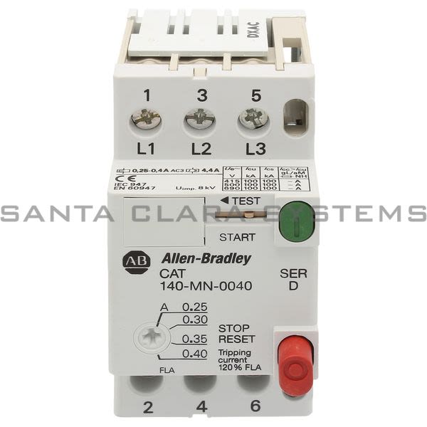 Allen Bradley 140-MN-0040  Man. Motor Starter/Circ. Breaker Product Image