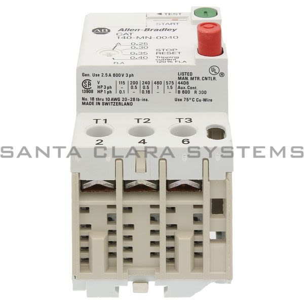 Allen Bradley 140-MN-0040  Man. Motor Starter/Circ. Breaker Product Image