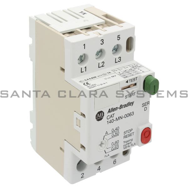 Allen Bradley 140-MN-0063  Manual Motor Starter Product Image