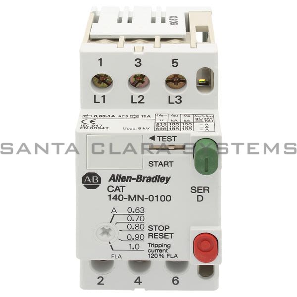 Allen Bradley 140-MN-0100  Manual Motor Starter Product Image